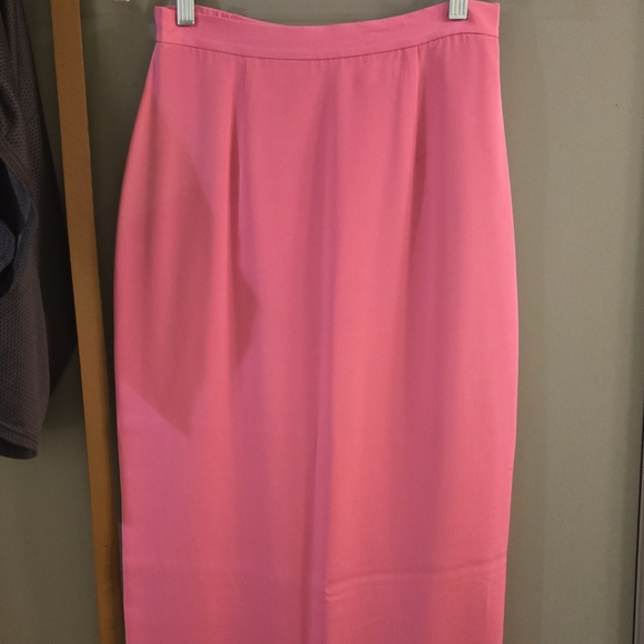 Pink Maxi Pencil Skirt - Picture 7 of 10